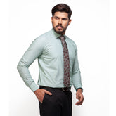 Shirt:Full Sleeve_Semi Fit_Stripe_334#1